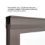 Deluxe 52'' - 54'' W x 71.5'' H Bypass Framed Shower Door with Pattern Glass-14170752-14170751