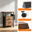 2 Fabric Drawers Mobile File Cabinet