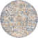 Tapis oriental bleu clair et brun clair Mignonette