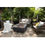 Brooklyn 40" W x 17" H Square Travertine Outdoor Fire Pit Table with Lava Rocks & Cover-1325239332-1321480412