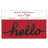Hello Door Greeting-109870624