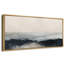 «Minimal Landscape Dynamic Blue Abstract Contemporary», reproduction d'art sur toile-98042208-111568107