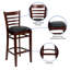 Tabouret de bar en bois Ladder Back-1084718894-1084718892