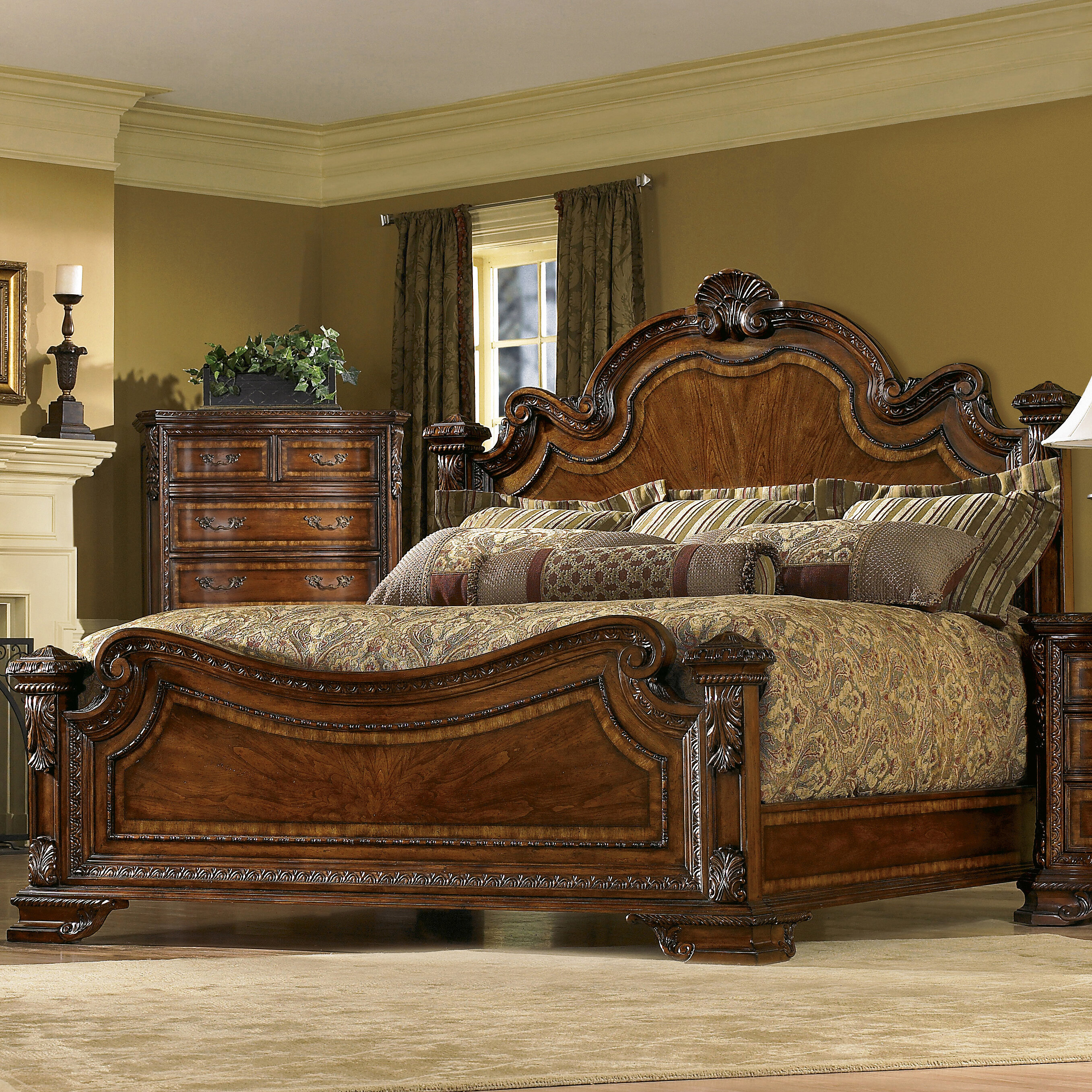 Delaware Solid Wood Bedroom Set  Shop in King, Queen & Full Size.