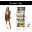 5 Tier Snack Candy Potato Chip Display Rack Stand with Wheels & Hooks