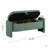 Ottoman Oval Storage Bench 3D Fabric Bench With Large Storage Space-1587878121