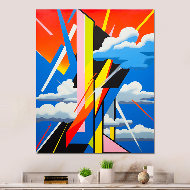 «Charged Atmosphere Lightning» sur, H 40 po x l 30 po x P 1,5 po