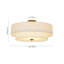 Plafonnier semi-encastré cylindrique en tissu 4 lumières-549500520