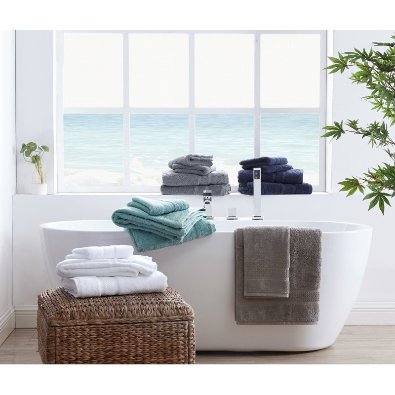 Ensemble de serviettes 6 pièces Bath Oceane, Gris