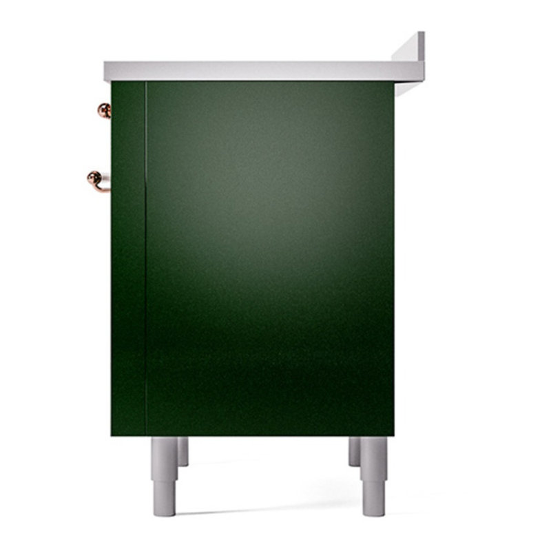 ILVE Nostalgie II 36 in Induction Range, Emerald Green/Copper