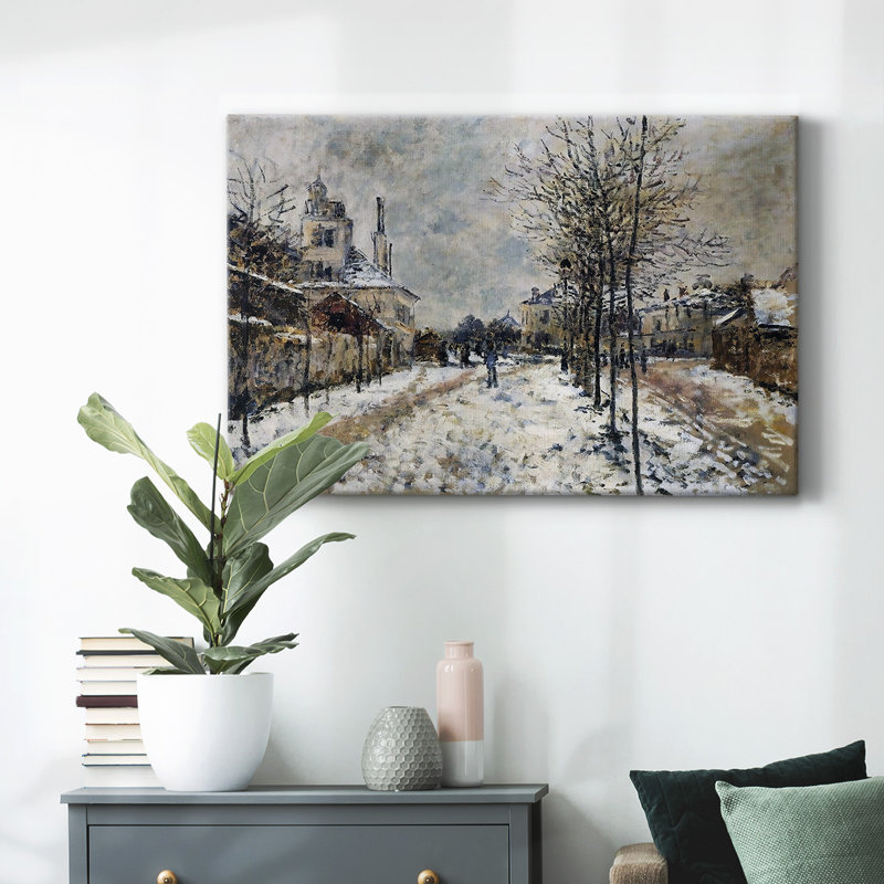 «Snow Effect, The Boulevard de Pontoise at Argenteuil», 1875, toile tendue avec châssis, H 32 po x l 48 po