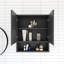 26 po X P 8 po P x 30 po H Armoire à linge noire