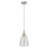 1 - Light Brushed Nickel Single Pendant