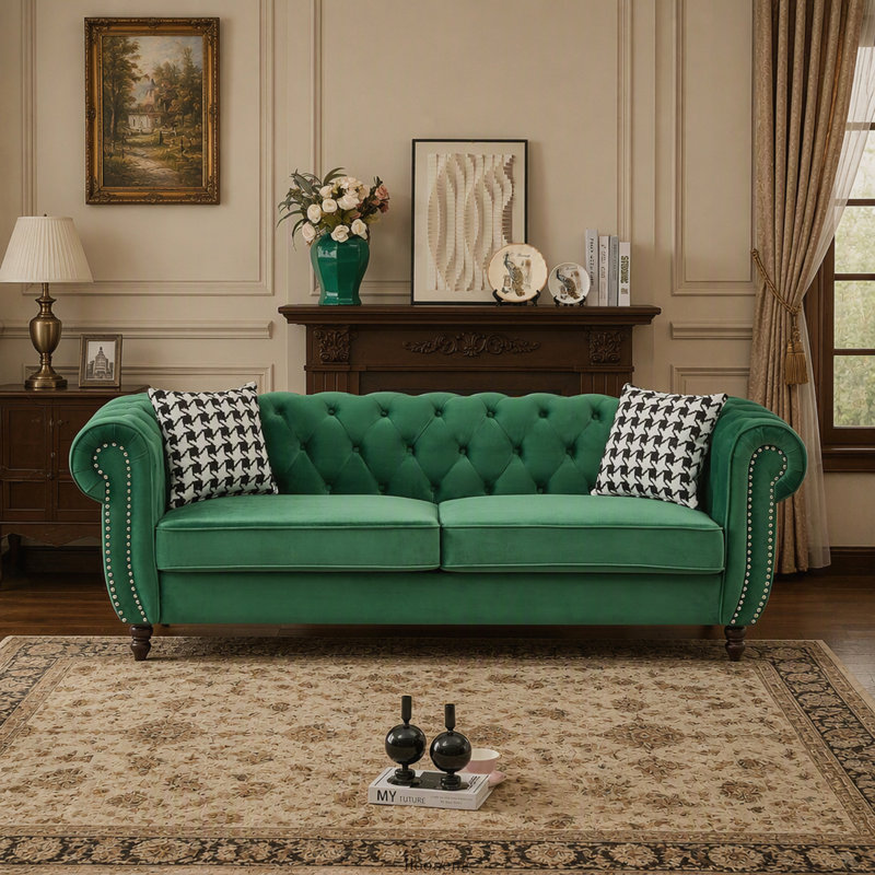 Canapé Chesterfield, Green