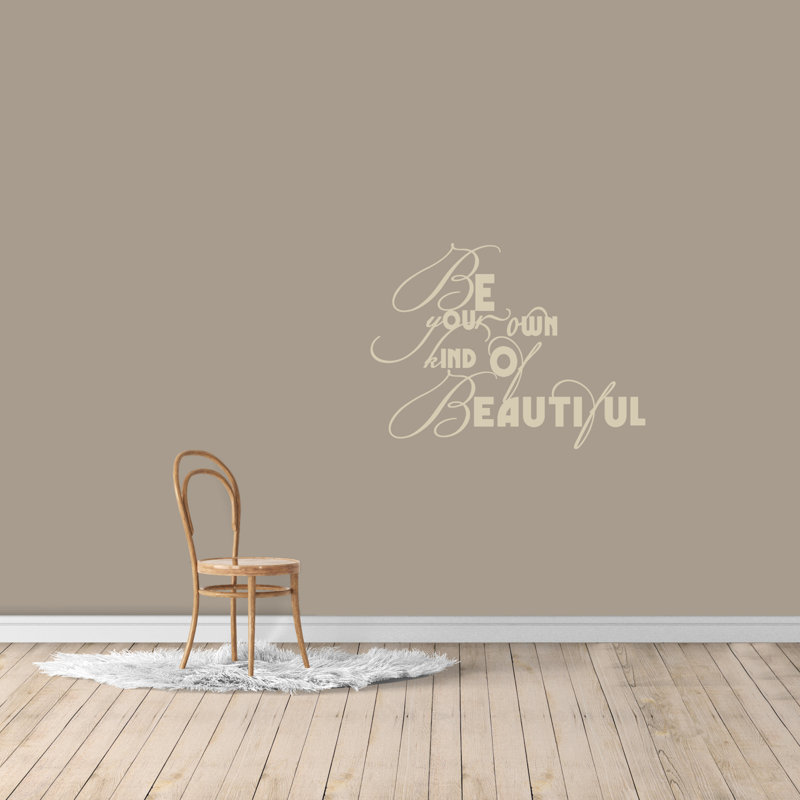 Décalcomanie murale en votre genre, Beige clair