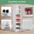 Shoe Organizer Box 6-Tier Foldable Shoe Rack, Fit Size 12, No Assembly Stackable Shoe Organizer Storage Bins Wit, All In One Universal Shoe Storage Boxes For Men And Women