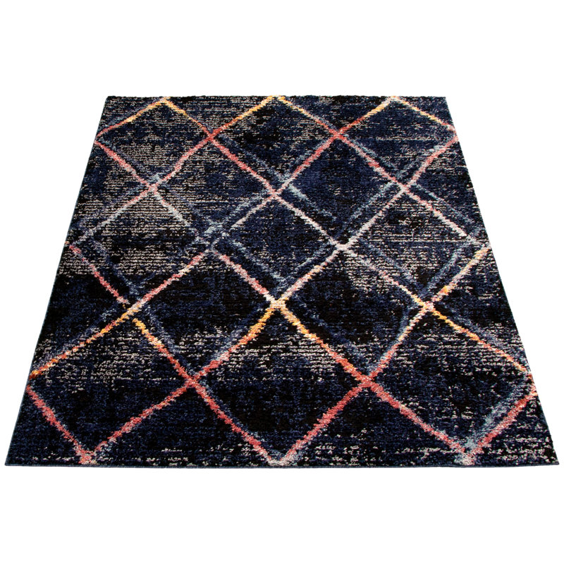 Stigall Geometric Indoor Rug, Rectangle 5'3" x 7'3"