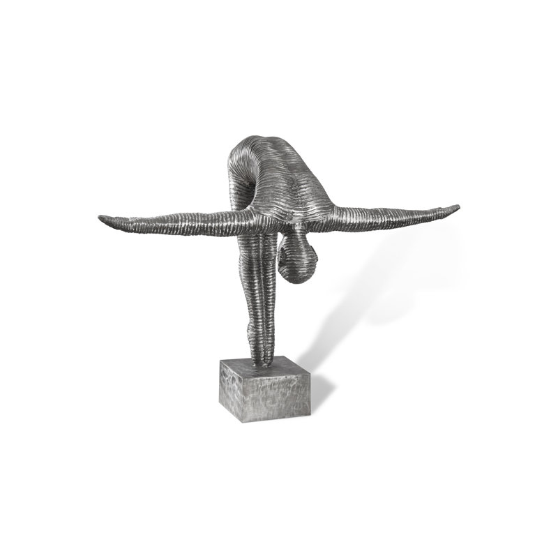 Bending Diver Aluminum Statue