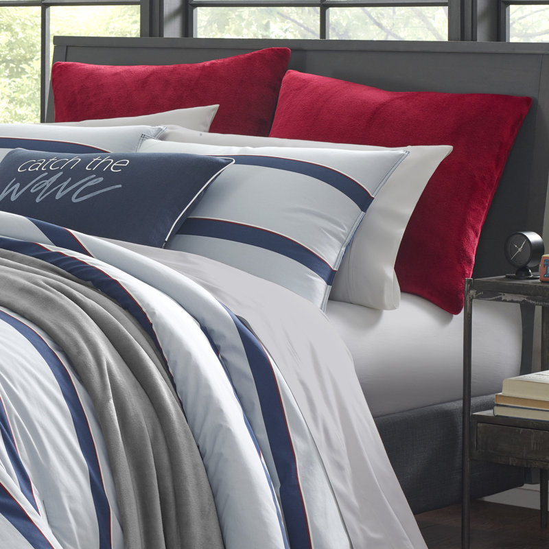 Ultra Soft Gray Fleece European Sham with Zipper Closure