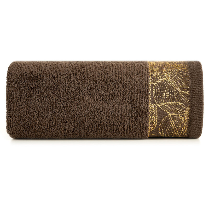 Dundalk Midweight Jacquard Bath Towel, Brown