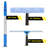 Pro Window Washing Kit with with Squeegee,  Washer and Pole-114268410