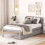 Base de lit plateforme avec 2 tiroirs de conception moderne-412174606