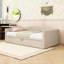 Lit de jour simple rembourré avec couchette-1099048413