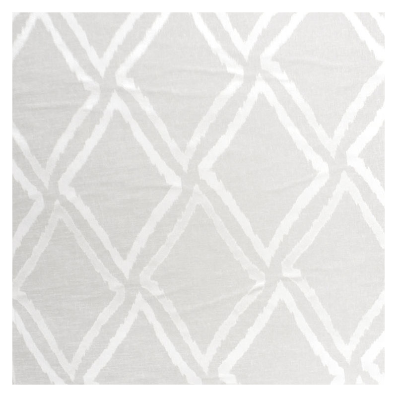 Tissu géométrique, Blanc hivernal