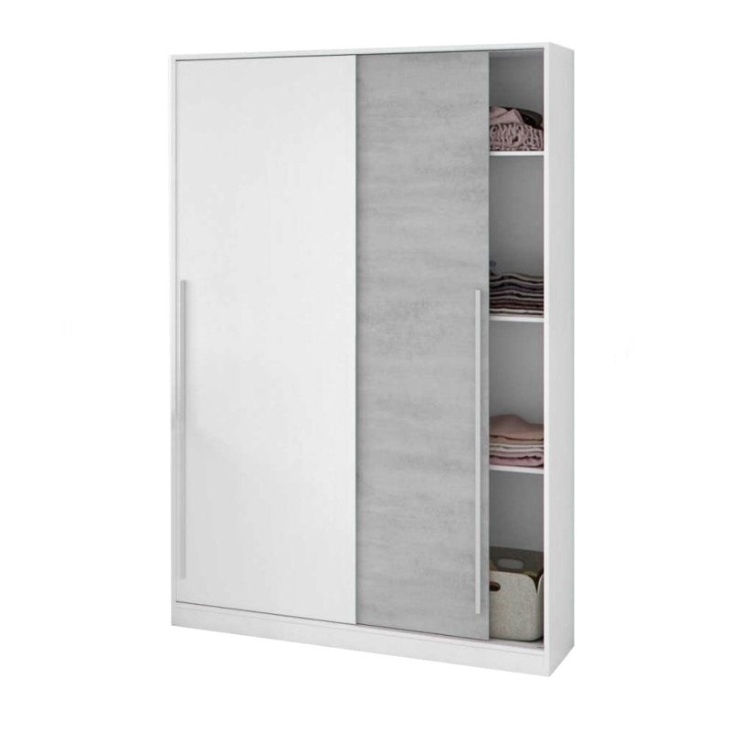 2 Door Manifactured Wood Wardrobe
