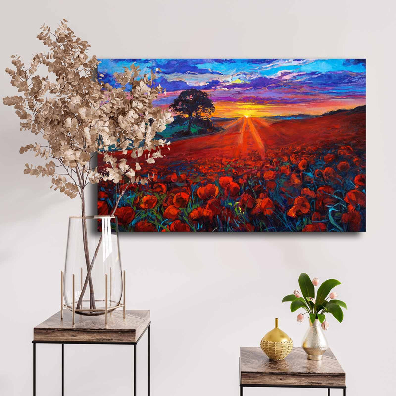 Superbe peinture décorative sur toile, 17,7 po x 27,6 po | 100% toile (épaisseur: 0,1 pouce) et cadre 100% bois de pin (épaisseur: 0,87 pouce) | Parfait pour le salon, la chambre à coucher et le bureau, et pour une œuvre d'art élégante