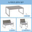 Aalijah 4 Piece Sofa Set
