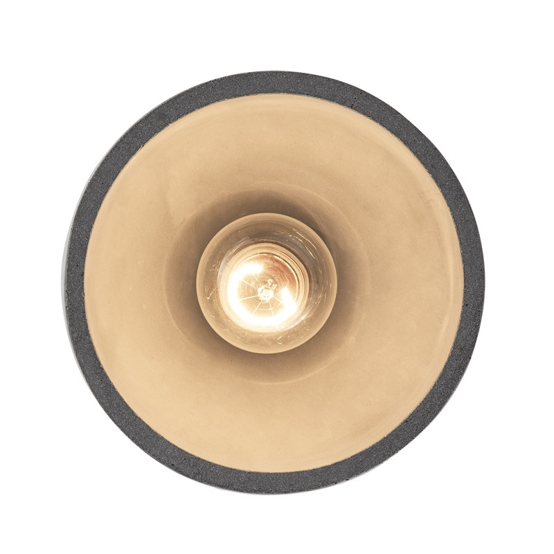 Zac 1 - Light Concrete Dome Pendant