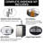 Beer Kegerator, Dual Tap Draft Beer Dispenser, Full Size Keg Refrigerator and Keg Beer Cooler With Shelves & Drip Tray & 4 Casters, Stainless Steel Keg Dispenser, 32°F- 50°F Temperature Control, 170L