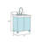 Riley 43'' Single Bathroom Vanity with Stone Top-40257440