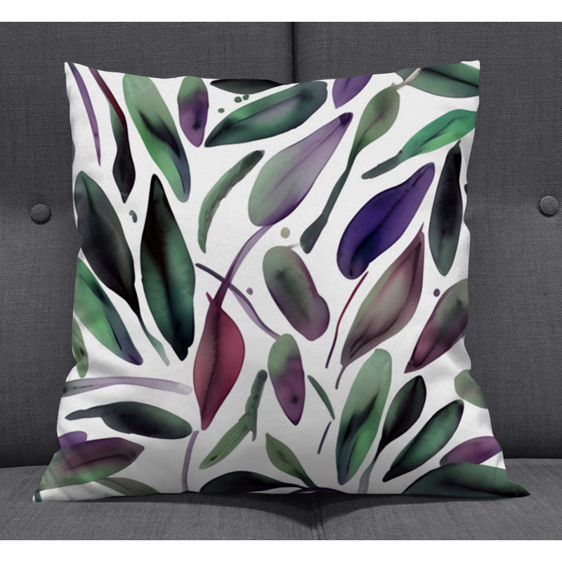 Throw Pillow, 16"H x 16"W, Pillow Cover Only - No Insert
