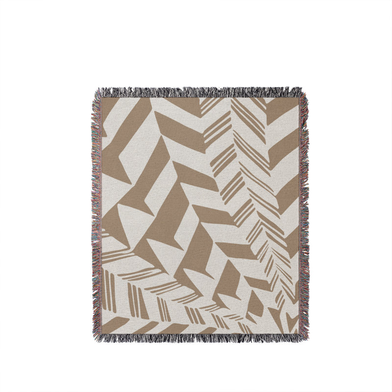 Jeté en coton Kafi, 50 x 70, Beige