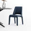 Chaise de salle à manger en cuir entièrement assemblée-2100035129