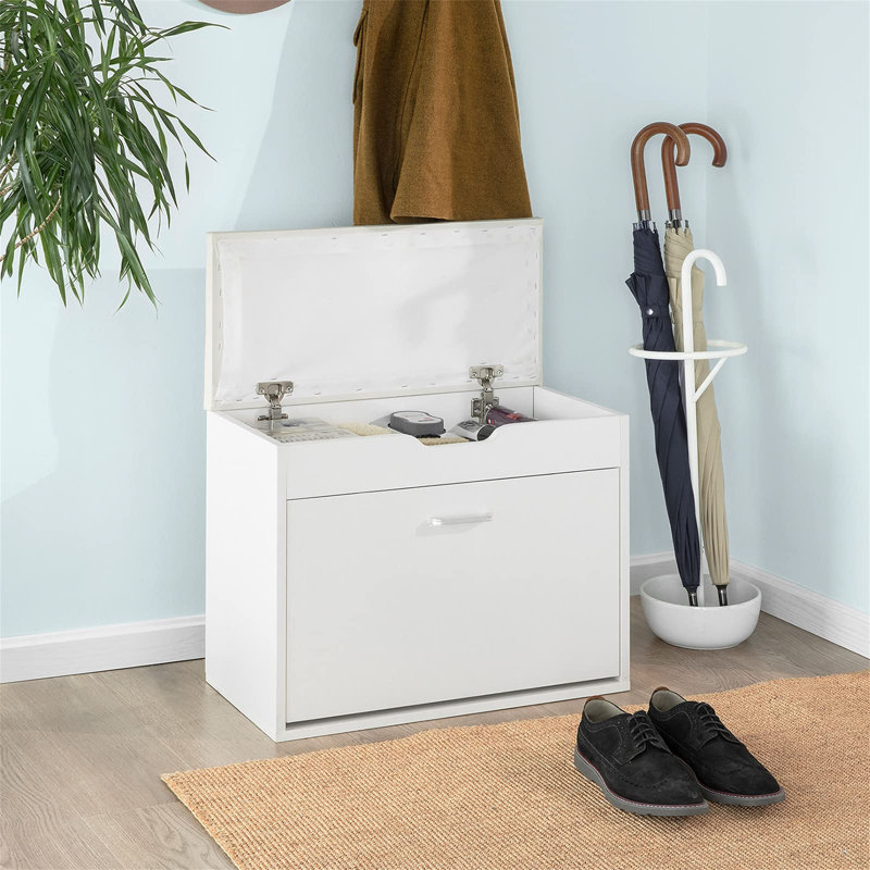 4 Pair Shoe Storage Bench