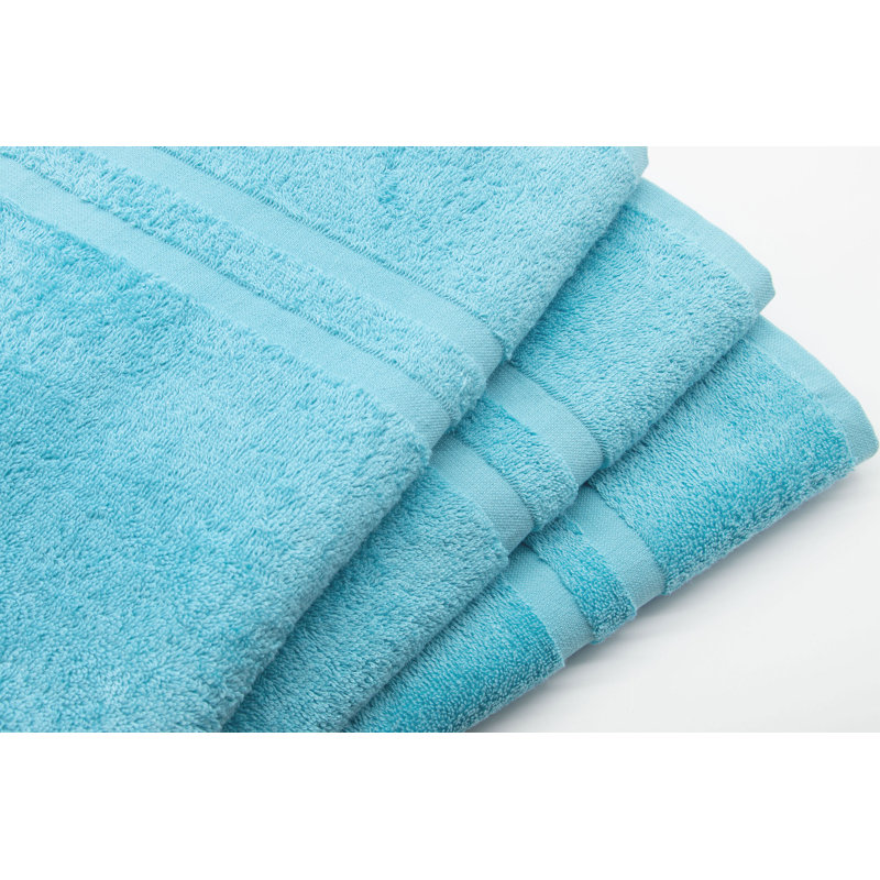 Midweight Hand Towel, Aqua
