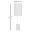 FLINT 23 po Lampe de table avec abat-jour en tissu et interrupteur à chaîne-1387393462-1387393457