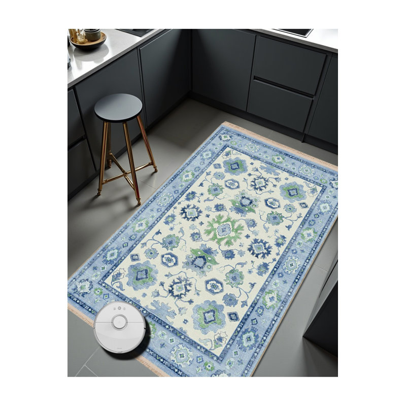 Tapis vert Mosso, 2'6" x 4'11"