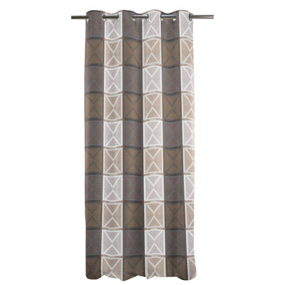 Loft Style Room Darkening Single Curtain Panel