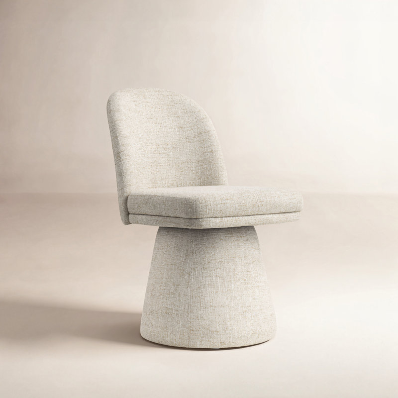 Chaise de salle à manger rembourrée Essex, Gruau