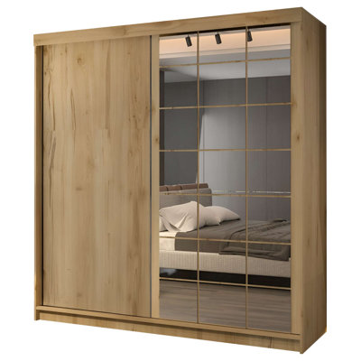 2 Door Manufactured Wood Wardrobe