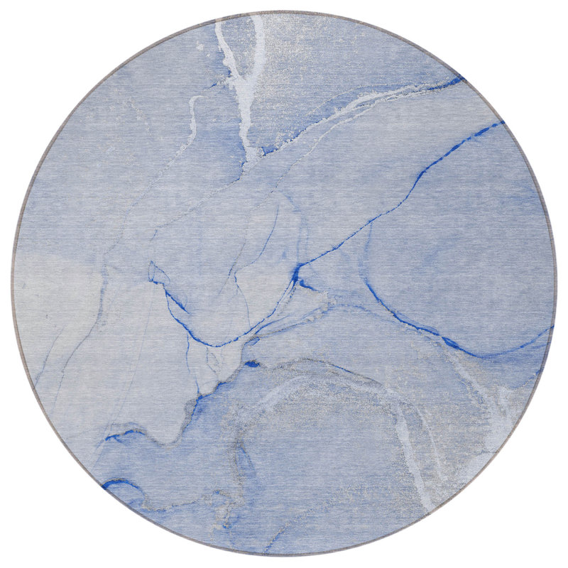 Tapis d'intérieur rond 8 po