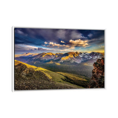 " Usa, Colorado, Rocky Mountain National Park. Mountain And Valley Landscape At Sunset " by Jaynes Gallery