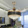 Smart Crystal Luxury Ceiling Fan Light, Suitable For Multiple Scenes With Led