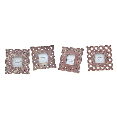 Niso 4 Piece Alabaster Picture Frame Set