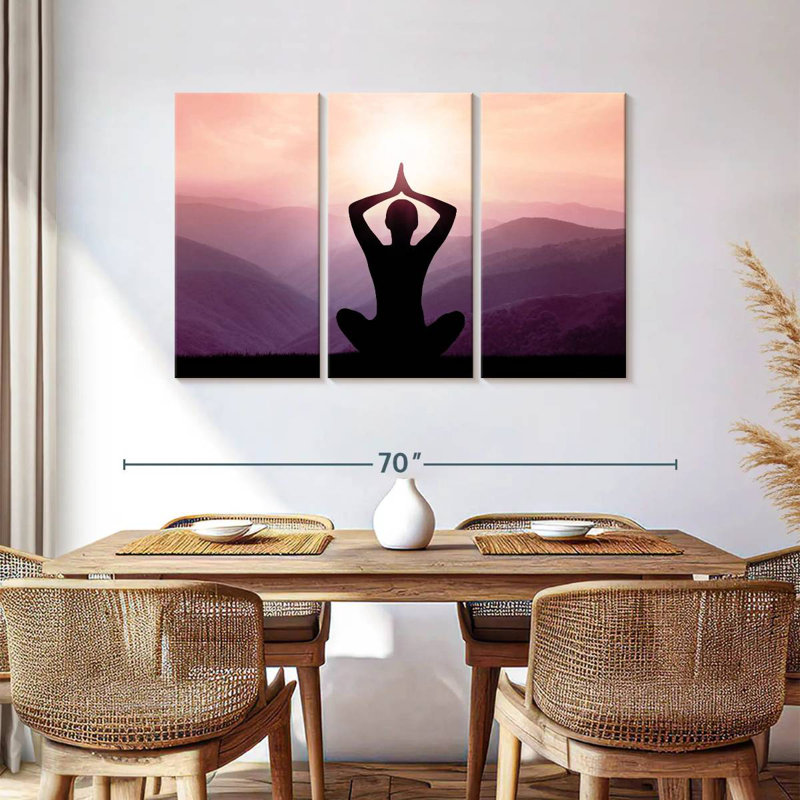 Kerrick Yoga Meditation, 36" H x 57" W