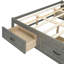 Lit plateforme avec 6 tiroirs de rangement-1232370733